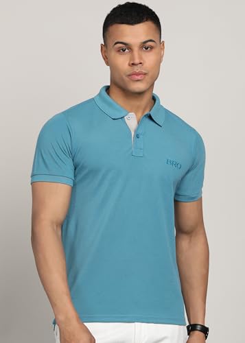 Image of INKKR Men's Solid Polo Neck Half Sleeve Stylish T-Shirt Combo