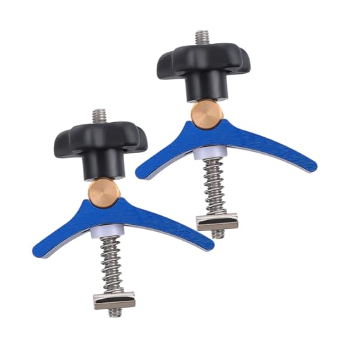 ARTIBETTER T Slot Woodworking Clamps 2pcs Heavy Duty Aluminum Clamp Set for Woodworking Metalworking