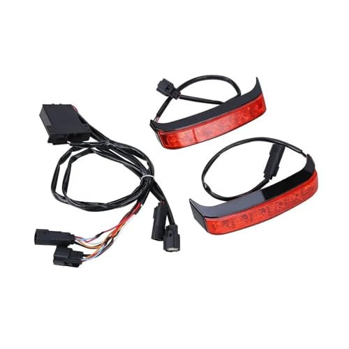 Feu arrière clignotant LED pour sacoche de moto Touring Road Electra Glide CVO