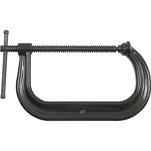 BESSEY CDF408 8 In. Black Oxide Spindle Drop Forged C Clamp