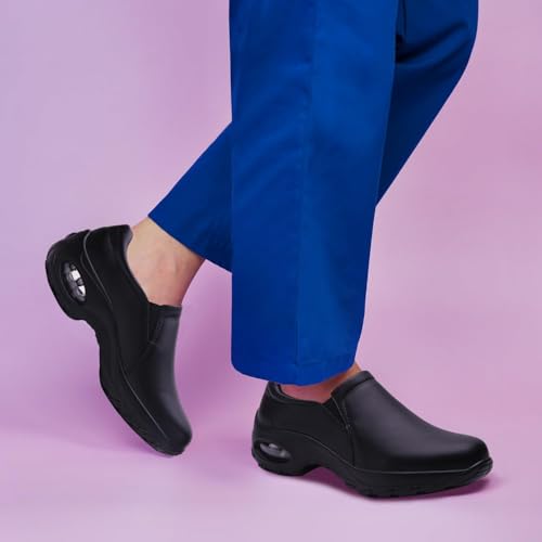 Image of Women's Nursing Shoes Slip On Lightweight Slip Resistant Comfort Non Slip Waterproof Food Service Work Shoes