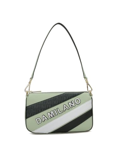 Image of Da Milano Women's Leather Shoulder Bag - Mint