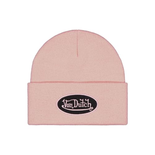 Bonnet Von Dutch High authentique - Bonnet mixte à revers ajustable et logo brodé