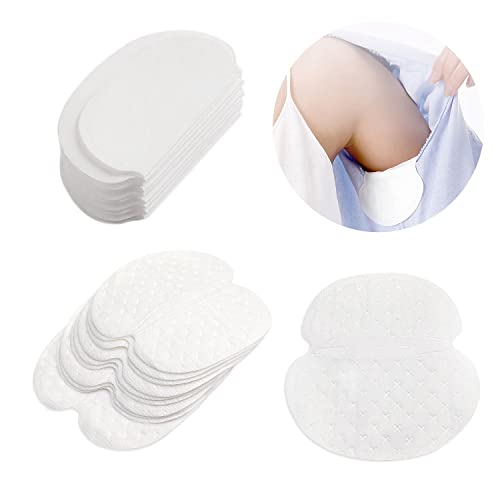 Pack de 24 parches antitranspirantes axilares, desodorante ultra delgado y cómodo que absorbe el sudor, accesorio de verano para la salud de las axilas personales, unisex (color de la piel)