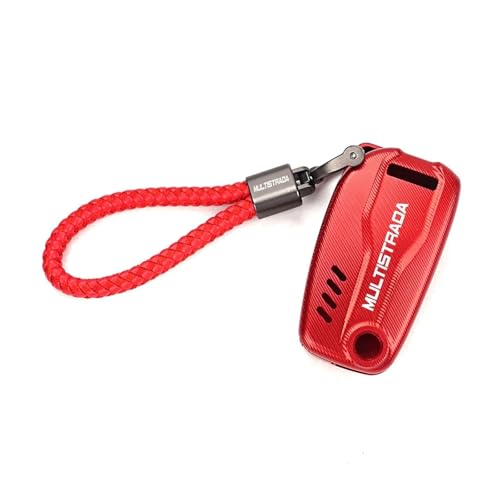 Coque de clé moto CNC en métal contre les chutes pour Multistrada 1260S V4, étui rigide