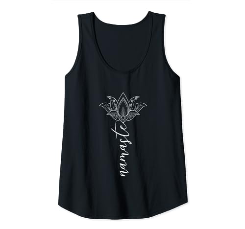 Photo de Wellness Yoga Enseigneur Méditation Fleur de lotus Namaste Débardeur