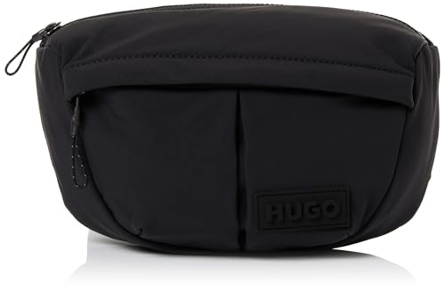 HUGO Taric_Bumbag riñonera de nailon negro ajustable para hombre