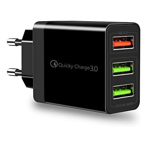 Vinmooog Cargador USB QC3.0 3 Puertos Cover