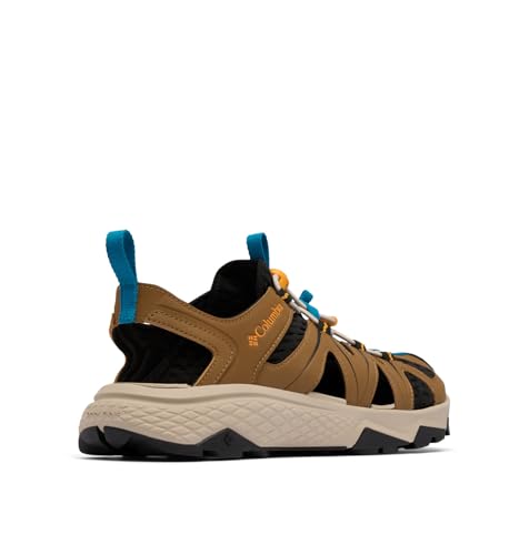 Columbia Men's Peakfreak Rush Shandal, Delta/Mango, 10