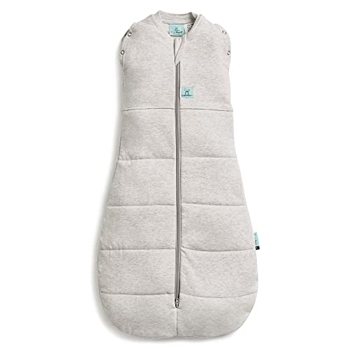 Image of ergoPouch 2.5 tog Baby Sleep Sack - Baby Sleeping Sack for Warm & Cozy nights - Cocoon Swaddle Sack Baby Keeps Calm & Relaxed (00-00 Months, Grey Marle)