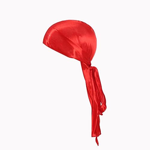 7 Pcs Pirate Costume Accessories Set,Pirate Eye Patch Hoop Earrings Red