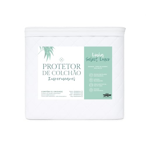 Protetor Para Colchão Select Luxo Impermeável Matelado (branco, Queen)