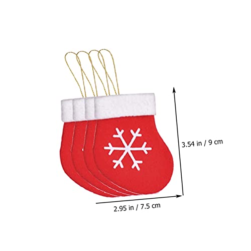 Décorations de Noël et mini chaussettes traditionnelles pour sapin de Noël