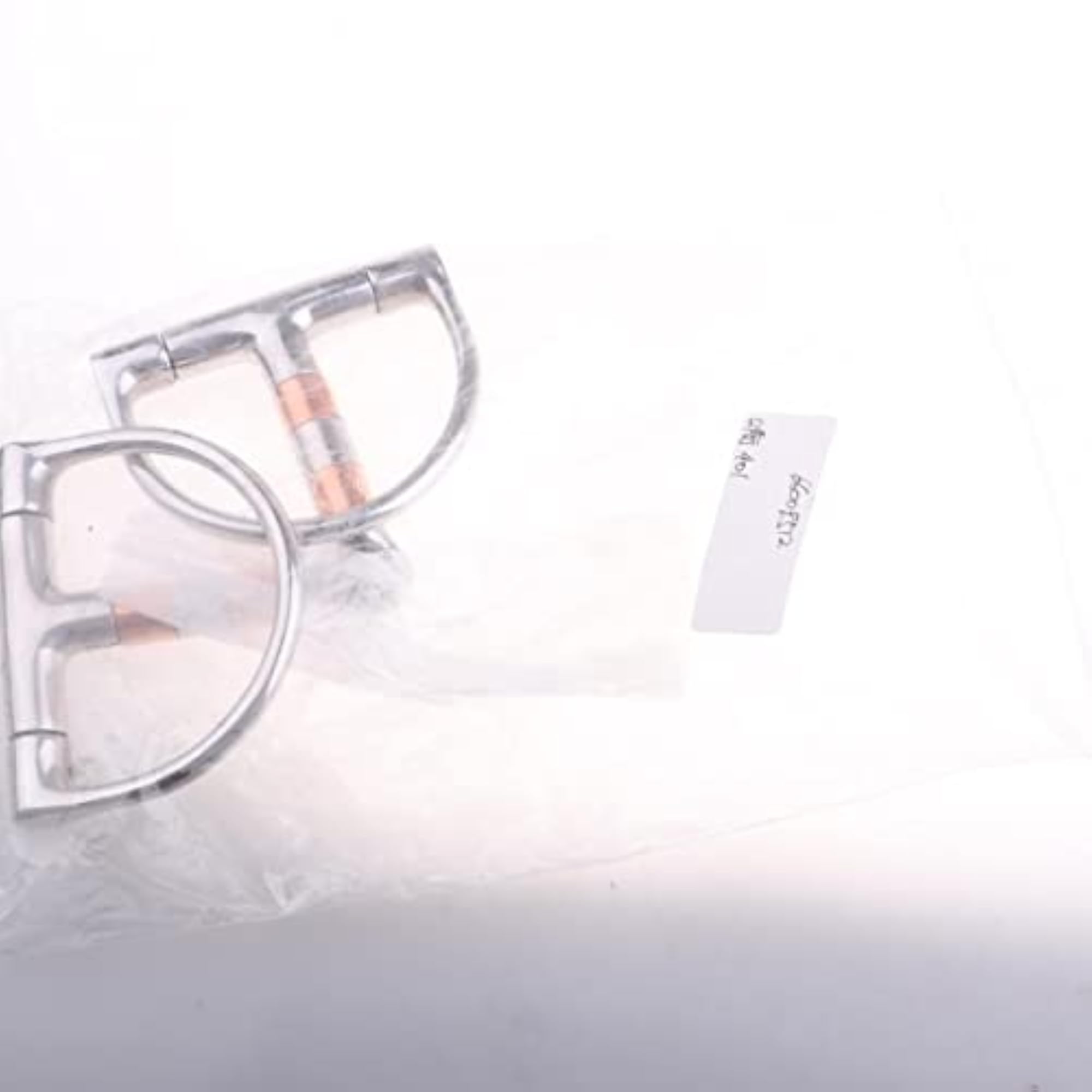 Stainless Steel D-Ring Snaffle Bit with Copper Rollers