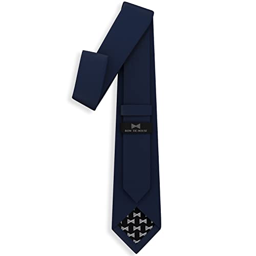Image of Men's Oxford Matt Neckties Solid Color for Adults Tuxedo Classic Design, by Bow Tie Hosue