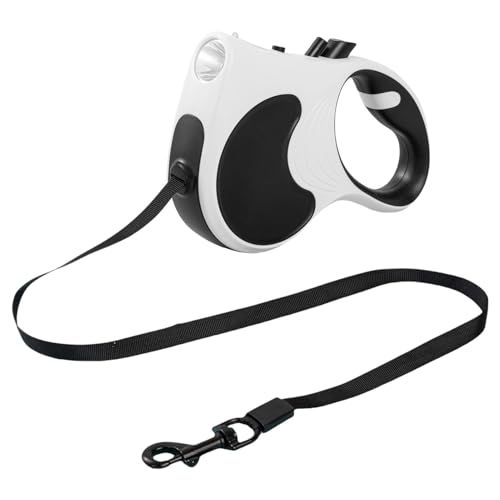 Guinzaglio Per Cani Con Luce Led Guinzaglio Per Cani Allungabile Guinzaglio Con Impugnatura Per Cani Taglia Grande Corda Da Trazione Per Cani Adatto Per Cani Grandi E Forti 5m