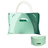 折畳椅子 ハンドバッグ 折りたたみ椅子 2in1 軽量 コンパクト 防水 瞬間収納 耐荷重100KG【開いて押し込むだけ! 簡単組み立て&持ち運び楽々スツール】