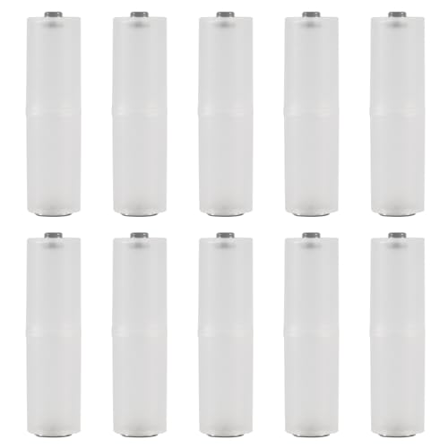 ACEIRMC 10pcs AAA to AA Battery Adapter AAA to AA Battery Converter Holder Battery Adapter Converter...