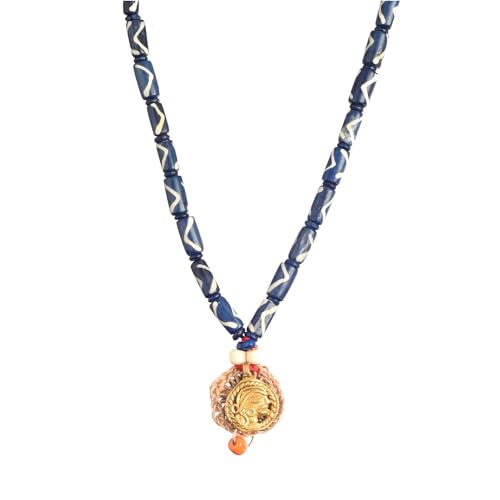 Image of AAKRITI ART CREATIONS Handcrafted Tribal Necklace Collection | Royal & Queen-Inspired Artisan Brass Statement Jewelry | Ethnic, Elegant & Regal Necklaces for Women