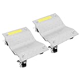 WEIZE Car Dolly, Heavy Duty Wheel Dolly Vehicle Tire Skates with 1500 lbs Capacity, Set of 2