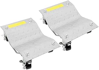 WEIZE Car Dolly, Heavy Duty Wheel Dolly Vehicle Tire Skates with 1500 lbs Capacity, Set of 2