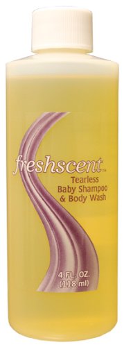Freshscent NWI-TS4-60 Tearless Shampoo - 4 Oz Clear Bottle44; Case Of 60