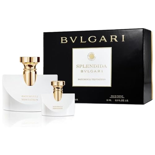 Splendida Bvlgari Patchouli Tentation by Bvlgari for Women - 2 Pc Gift Set 3.4oz EDP Spray, 0.5oz EDP Spray