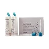 GC 012792 Exaclear VPS Bite Registration Material, 2 Cartridges 48mL with 6 Mixing Tips, Vinyl Polysiloxane