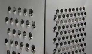 Miniatura 3 de Actudate International - Rallador de caja de acero inoxidable de cuatro 4 lados rallador de queso rallador de verduras cortador calidad comercial