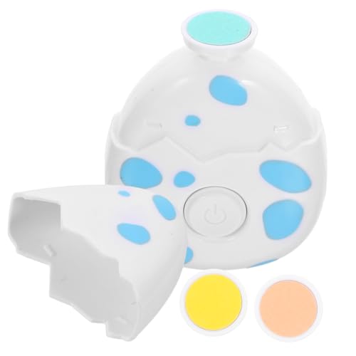 HAPINARY Esmalte De Uñas Eléctrico Para Bebés Pulidor De Uñas Cuidado De Manicura Eléctrica Cabezales De Lija Diseño De Huevo De Dinosaurio Para Bebés