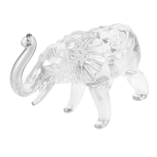 Statue d'éléphant à quartz ZXQUEGF pour décoration de maison moderne