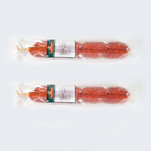 EMBUTIDOS LA PEPITA – Chorizo Fresco de Cerdo 1 kg, Pack 2 Und | Receta Tradicional con Pimentón y Ajo | Tripa Natural | Listo para Cocinar | Producto Español