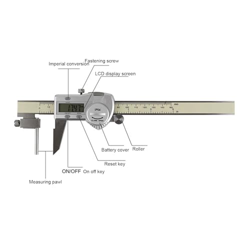Calibrador Digital 6 Pulgadas, Construcción Total Metal miniatura 3