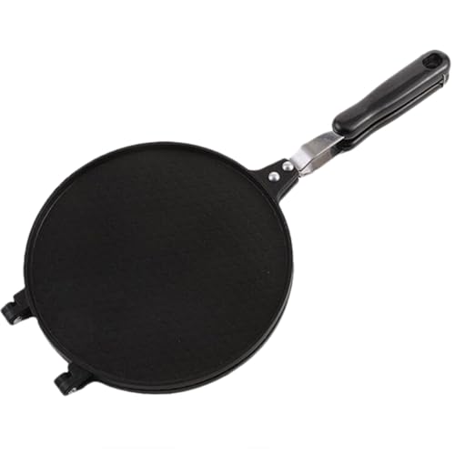 YARNOW Máquina para Hacer Conos de Panqueques y Tortillas Redondas Resistente al Desgaste, Mango Antideslizante, Calentamiento Uniforme, Utensilio Multifuncional para Hornear en Casa