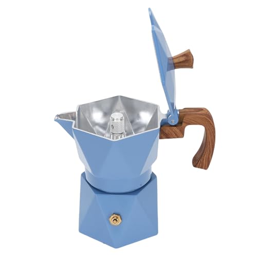 Cafetera italiana de aluminio anodizado 2 tazas 2400 cc miniatura 2