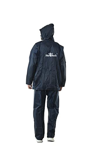 Image of Bike Rider Rain Coat for Men Waterproof Raincoat with Hood Rain Coat For Men Bike Rain Suit Rain Jacket Suit with Storage Bag.