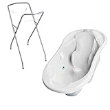 Le pied support en option permet de positionner la baignoire à votre hauteur pour plus de confort