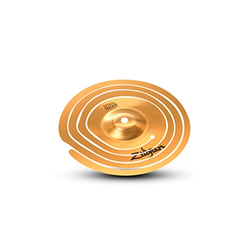 Zildjian Stacker de Espiral FX de 10 pulgadas | Para cymbales, respuesta rápida, acabado en bronce natural pulido miniatura 1