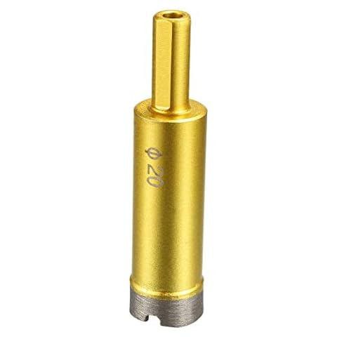 sourcing map 20mm Trocken/Nass Diamant Kernbohrer für Granit Beton Ziegel Stein Mauerwerk Cover