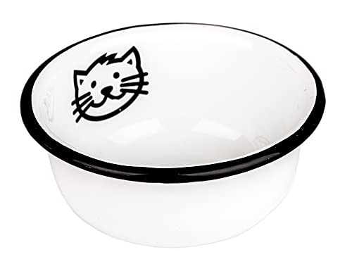 Ib Laursen Fressnapf f.Katze Emaille