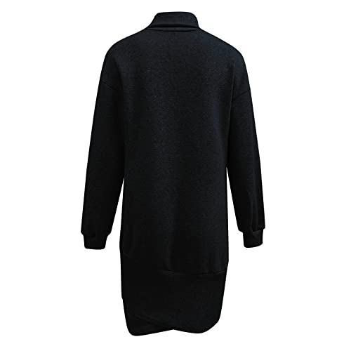 Robe pull ample manches longues look d'hiver cocooning