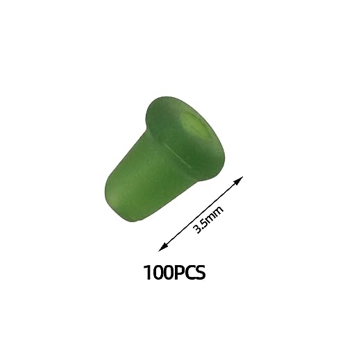 The Lord of the Tools 100Pcs Fishing Hook Bait Stop Hook Beads Stops Fishing Hook Stopper Plastic Fishing Hook Gear Bead Accessories Sport Supplies Green - Image 4