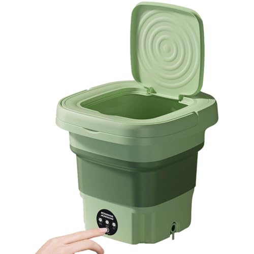 Washing Machines Plegable - Mini Arandela Plegable, Cubo De Lavandería Portátil | Máquina De Limpieza De Calcetín De Tamaño De Viaje, Arandela De Cubo Automática Eficiente,
