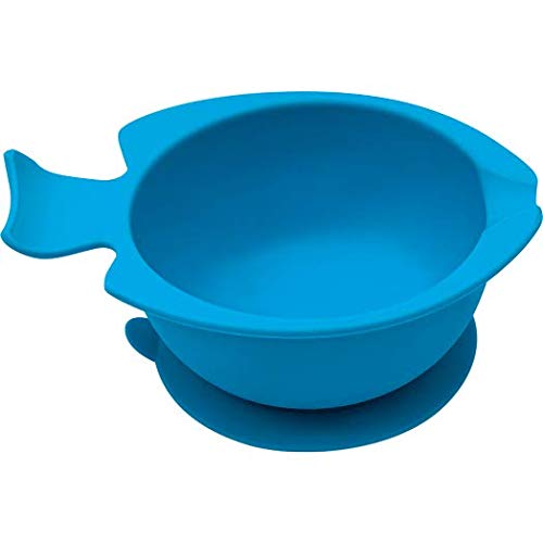 Bowl De Silicone Com Ventosa - Azul, Buba, Azul