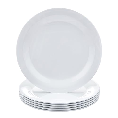 platos blancos marca Amazon Basics