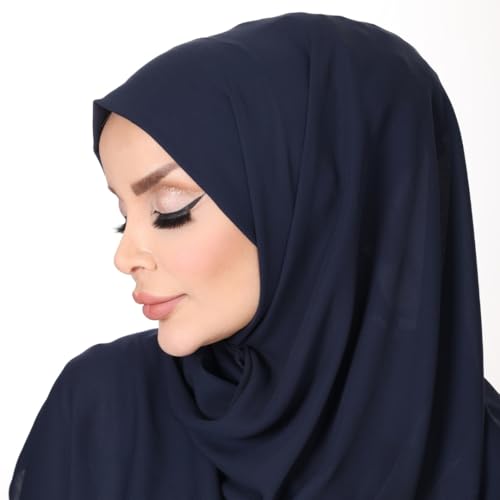 Premium Silk Hijab – Lightweight & Opaque Scarf, Soft and Breathable Head Cover for Modest Everyday Wear2