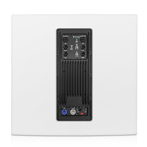 Image of Sound Town CARME Series 15 inch 1400W Class-D Powered PA Subwoofer with DSP, Low-Pass Filter, 4 inch Voice Coil, for DJs, Live Sound, Clubs, Installations, White (CARME-15SWPW)