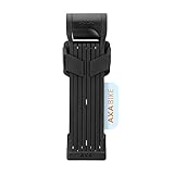 AXA Fold 130 Faltschloss – Länge 130 cm – Sicherheitsstufe 9 – Halterung inkl. Tracking-Tag-Fach – Mit 2 Schlüsseln