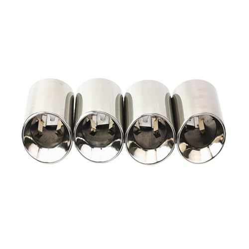 Silencieux d'échappement contre la rouille embouts inox argentés pour BMW M3 F80 M4 F82 M5