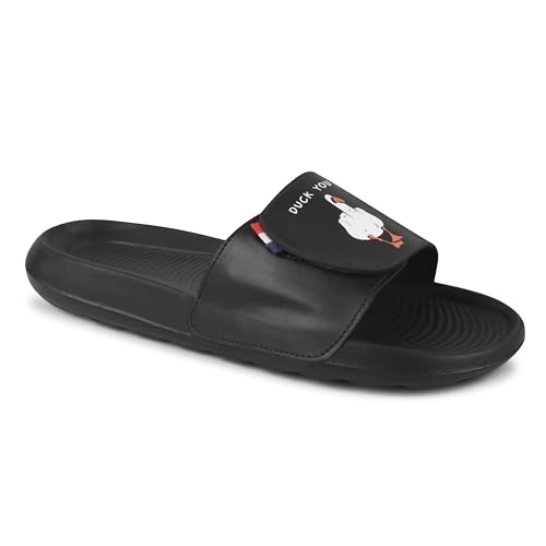 Image of PERY-PAO Sliders for Men | Lightweight EVA Sole & Comfortable Slippers | Flip-Flops & Chappals for Everyday Use